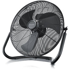 Brandson EL Ventilator 50cm Windmaschine 200W Schwarz 35 km/h neigbar