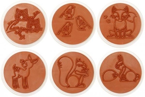 Stempel waldtiere 6stück - stempel,
