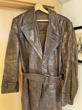 Wehrmacht Gestapo SS 3 Reich WW2 WK2 Ledermäntel Nazis Officermantel Kradmäntel