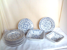 Speiseservice Indisch Blau