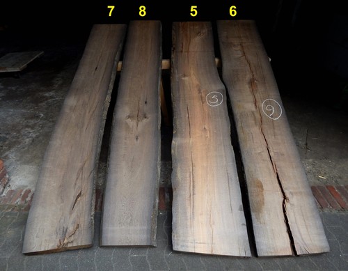 Mooreiche 254x50x6 tisch - 254x50x6,