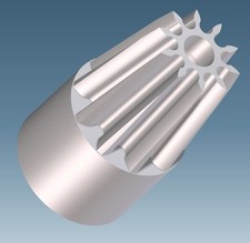 2x Zahnrad Ritzel passend für