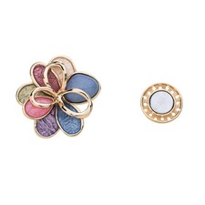 Brosche Anstecknadel Herz Metall Magnet