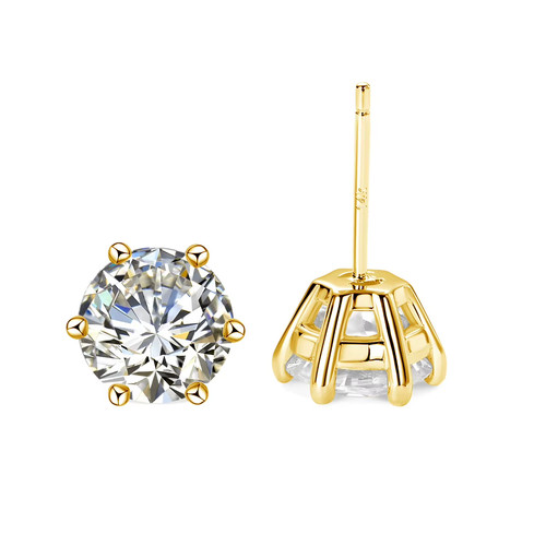 Echtgold ohrringe au585 - echtgold,