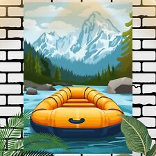 Rafting Boot Poster Schöne