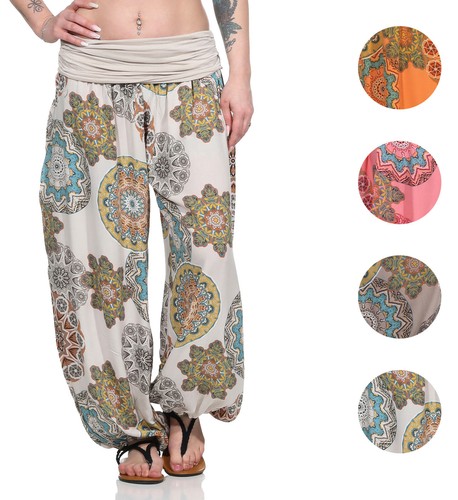 Bunte pluderhose luftige - bunte,