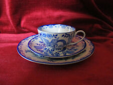 Rosenthal Else blaue Stunde   Teegedeck Gedeck 3-teilg kleiner Glasurfehler