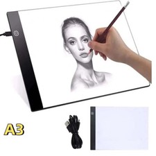 A3 USB LED Dimmbar Lichttisch Leuchttablet Tracing Lightpad Board Zeichenbrett