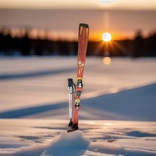 Ski Set 160 cm Völkl mit Salomon Bindung und  Stöcke