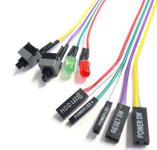 Power reset taster - hdd, led