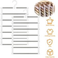 2/4x Hosenbügel Platzsparend