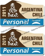 dakar rally Logo Glanz Wetterfest Aufkleber Sticker 12