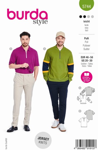Schnittmuster pullover mit - pullover,