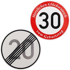 Original 2x Verkehrsschild