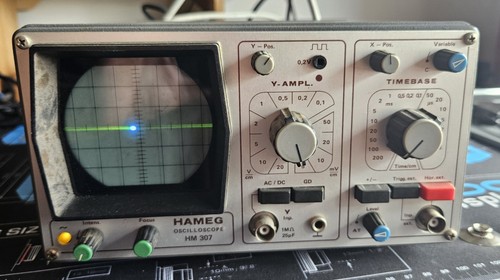 Hameg oszilloskop 307 1 - oszilloskop, hm-307,