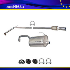 Auspuffanlage ab Kat Fiat Panda (169) 1.2 / 500 (312_) 1.1, 1.2 Auspuff, Rohr