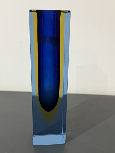 Murano glas block vase vintage - murano, block-vase
