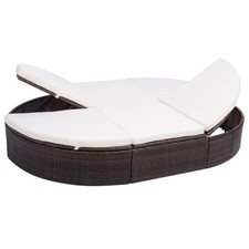 Sonnenliege Poly Rattan