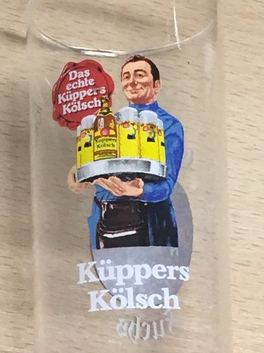 Altes bierglas küppers - altes,