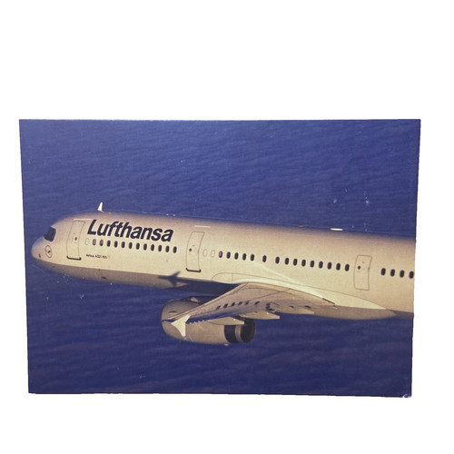 Postkarte flugzeug airline - flugzeug,