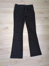 ONLY Damen Hose Jeans, Schlaghose, Schwarz, Gr. L, 32