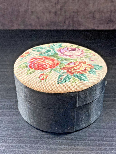 Schachtel stoffschachtel 60er - schachtel,