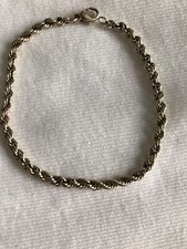 333/ 8 kt Gelbgold Kordelarmband, Sehr Guter, Gepflegter Zustand