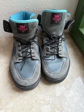 Supra Vaider High Top Sneaker – Grau/Türkis – Größe 46