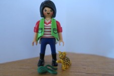 Playmobil Tierpflegerin mit Baby Leopard Gepard