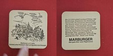 Marburger Brauerei Wohnsitz der Landgrafen Brauerei Bierdeckel Bier