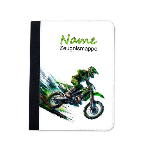 Zeugnismappe motocross - zeugnismappe,