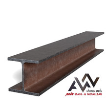 awn-stahl Stahlträger Typ HEB Doppel-T Träger bis 6m roh, grundiert, verzinkt