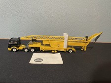 SIKU Super Serie 1:55 3913 Mercedes mit Liebherr Kran + Anleitung(Mast verbogen)