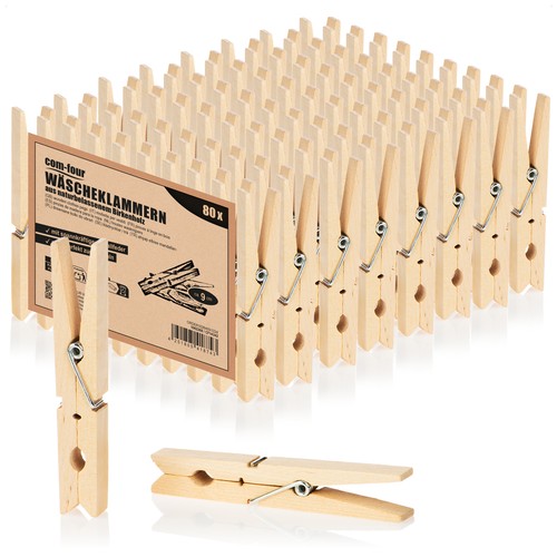 80x wäscheklammern aus - 80x, xl