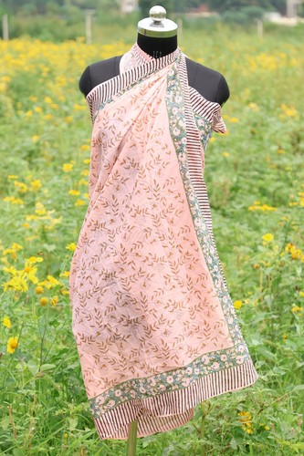 Sarong mit handblockdruck - sarong,