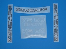 Zündapp Aufkleber Lacksatz  Aufklebersatz Dekor KS 80 sport Typ 537
