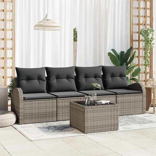 Gartensofa set poly - gartensofa-set, poly-rattan