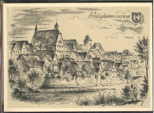 Besigheim ungelaufen 1920 - besigheim, ca.