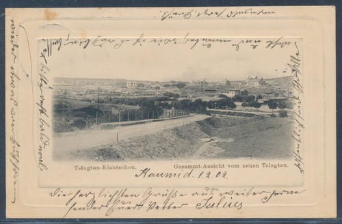 Kiautschou ansicht tsingtau - ak,