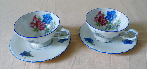 Set mokkatassen blumen - set, 2