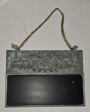 Blechschild Tafel Rosendeko Mit Aufhängeband Memotafel Wandschild  20x15cm