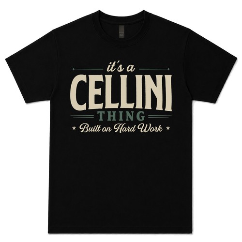 Cellini thing built on - built,
