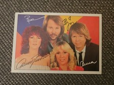 Abba - Autogrammkarte - Bravo