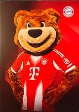 Maskottchen Berni +FC Bayern München 2025/26+ original Autogrammkarte +NEU+