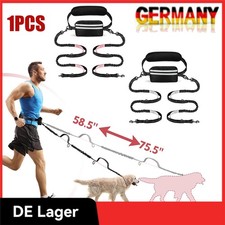 Verstellbar Joggingleine Leine für Hunde Laufleine Gürtel Hundeleine