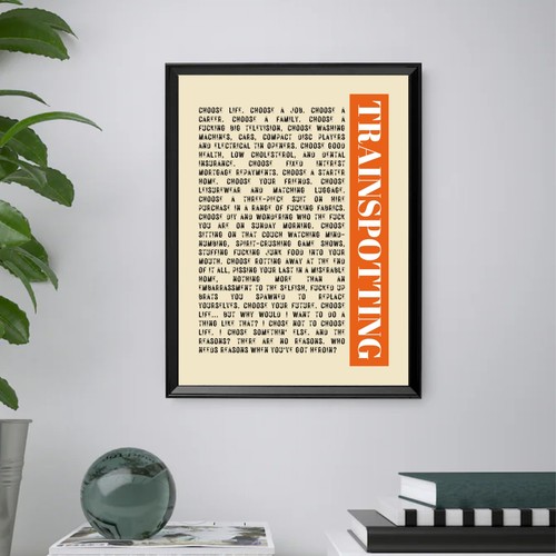 Trainspotting bild druck - trainspotting,