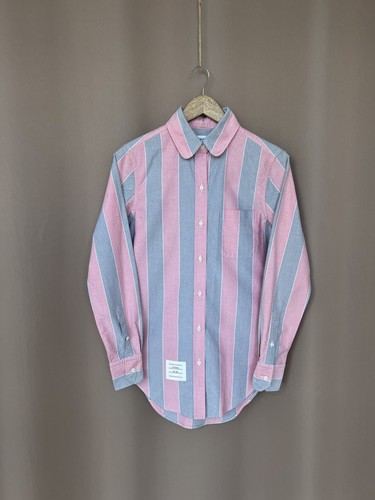 Thom browne hemd mit - mit, knöpfen