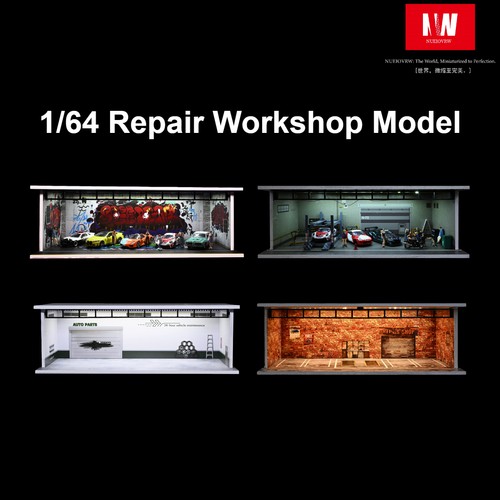 Diorama auto garage - diorama,