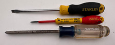 3er Set Schraubendreher USA Tools Craftsman Stanley Fatmax Phillips Schlitz