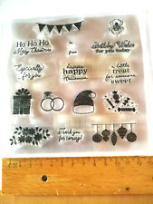 Clearstamps verschiedene Anlässe